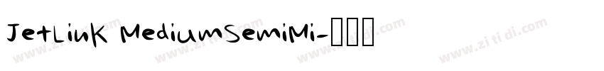 JetLink MediumSemiMi字体转换